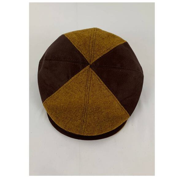 Aurega Taranto C. Shetland Ivy Flat Cap Hat 57 CM Unisex 7 1/8 Brown Wool main image 6